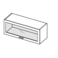 LAYMAN - NAVIA Szafka WWO 6/47 kuchenna 60 cm górna otwierana do góry witrynowa