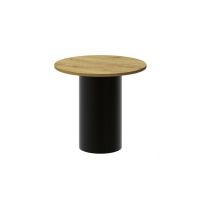 HUBERTUS - ALTO LAMI Ława 60 | Blat Dąb Słoneczny | Czarny połysk