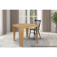 ORTUS - AMADEO Dąb Stół okrągły nierozkładany