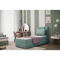 SOFIA MEBLE - AMANDA Łóżko kontynentalne z pojemnikiem 90x200