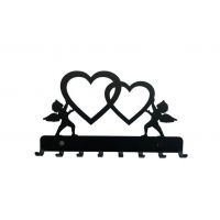 Art. Decoration - 1159 ANIOŁY SERCE Wieszak na klucze