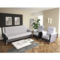 Mars Meble - AVANTI II ZESTAW WYPOCZYNKOWY 3+1+1 | POPIEL | PROMOCJA