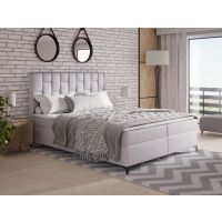 STOLLECH - BARI Bonnell Łóżko kontynentalne z pojemnikiem ( sprężyny bonell) | 140/200