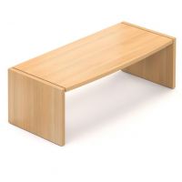 MASSONI - FUNDAMENTAL Biurko MFB 1890 Z | 180x95x75h cm | Blat zaokrąglony | Blenda ozdobna