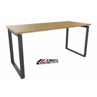 AMS Meble Biurowe - OMIX PLUS Biurko BO3+ | Na Stelażu Metalowym | 160x70 cm | 1-osobowe | Wolnostojące | Z Dystansem 1 cm