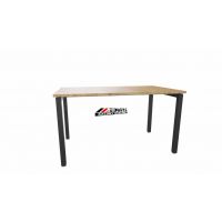 AMS Meble Biurowe - STAND PLUS Biurko BS6+ Na Stelażu Metalowym | 160x80 cm | 1-osobowe | Wolnostojące | Z Dystansem 1 cm