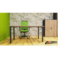 AMS Meble Biurowe - RANT Biurko BRK5 Na Stelażu Metalowym | 140x80 cm | 1-osobowe | Wolnostojące