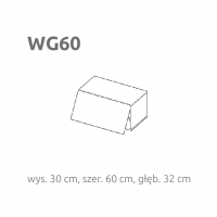 LAYMAN - BRIKS WG60 | Moduł poziomy z frontem | Otwierany w górę