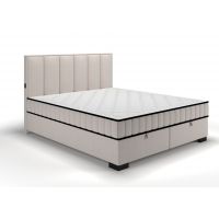 MEBLE BEST - CAVA Łóżko Kontynentalne z pojemnikiem 160x200