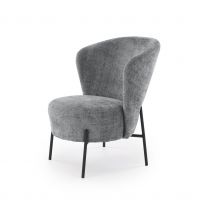 HALMAR - CEZAR Fotel | popielaty