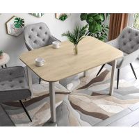 SIGNAL - DANTE II Stół 90x90-130x75h | Dąb Cremona Torro | Kaszmir | z PL