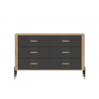 LIVEO - DANTE DT04 KOMODA | ANTRACYT MAT