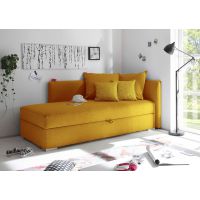 MEBLE BEST - DART Tapczan | Łóżko Multifunkcyjne z pojemnikiem na pościel | 90x200