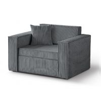 Mars Meble - DAVE 80 CIEMNY POPIEL Sofa z funkcją spania i pojemnikiem PROMOCJA