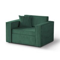 Mars Meble - DAVE 80 ZIELONY Sofa z funkcją spania i pojemnikiem PROMOCJA