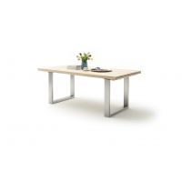 MC AKCENT - DAYTON Stół 200-300x100 | dąb lity bianco