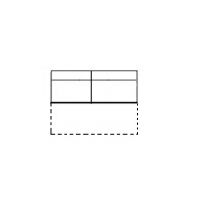 Bydgoskie Meble - MIA Element 3F wewnętrzny z funkcją spania typ włoski