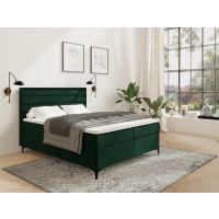 STOLLECH - ELITE II Pocket Łóżko kontynentalne z pojemnikiem ( sprężyny kieszeniowe 7- strefowe) | 160/200