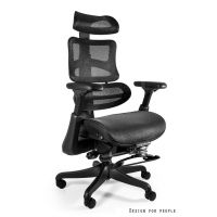 UNIQUE MEBLE - ERGOTHRONE Fotel Obrotowy z Podnóżkiem CM-B37A-3-B37 | Zgodny z Rozporządzeniem z 2023 roku