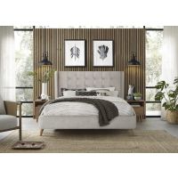 HALMAR - ESTELLA 160 Łóżko | beżowy