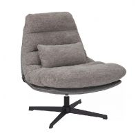 SIGNAL - FELICIA RAVEN Fotel | Tkanina Raven Szary 07 | Skóra syntetyczna tap.243 | z MR