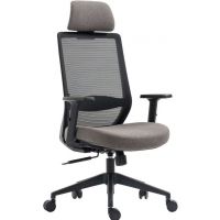 FURNITEX - FB25-FX (B) Fotel obrotowy | Czarno-szary