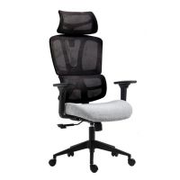 FURNITEX - FB27-FX Fotel obrotowy | Szaro-czarny