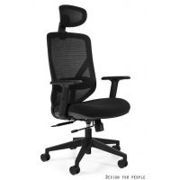 UNIQUE MEBLE - HIT Fotel Obrotowy FN021H-3 | Czarny