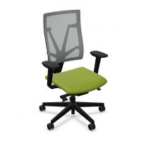 NOWY STYL - 4ME Fotel obrotowy MESH BL SOFT SEAT ESP | Oparcie siatkowe | Wersja czarna BL