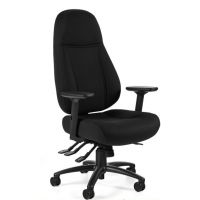 UNIQUE MEBLE - SAGA (639) Fotel obrotowy - BL418 | Czarny