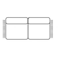 FENIKS MEBLE - ILLUSION Sofa 2 BB Bez funkcji spania | Bez boków