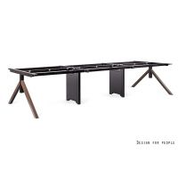 UNIQUE MEBLE - MARS - WORKSTATION 6 Stelaż do Biurka 6-osobowego | Metalowy | 360x140 cm