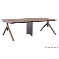 UNIQUE MEBLE - MARS - WORKSTATION Biurko 4-osobowe MARS-W4 | Stelaż Metalowy | 240x140 cm