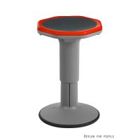 UNIQUE MEBLE - MOGOO Taboret 1063-G | Red