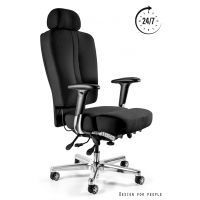 UNIQUE MEBLE - MAJOR Fotel Obrotowy 9017-B | 24/7 | Zgodny z Rozporządzeniem z 2023 roku