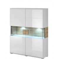 HELVETIA MEBLE WIERUSZÓW - TOLEDO WM 2494DW.. TYP 42 Komoda wysoka 2D