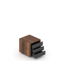 MASSONI - FUNDAMENTAL Kontener MFKP 13 | 48,4x60x60h cm | Na kółkach | 3 szuflady