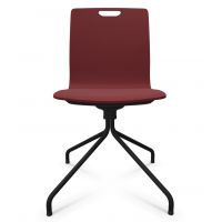 PROFIM - COM Krzesło Konferencyjne K12HF | Kubełek ze Sklejki | Stelaż Typu "Pająk"