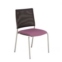 NOWY STYL - INTRATA VISITOR Krzesło konferencyjne V-32 FLBL-NA | Oparcie siatkowe | na 4 nogach