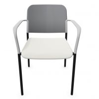 PROFIM - ZOO Krzesło Konferencyjne 502H | na 4 Nogach | Siedzisko Tapicerowane i Oparcie Plastikowe