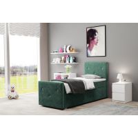 SOFIA MEBLE - LILY Łóżko kontynentalne z pojemnikiem 80x200