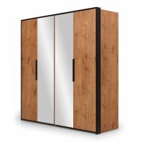 NEW ELEGANCE - NEW ELEGANCE LOFT Szafa LFSZ 4D z lustrami