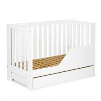 KLUPŚ - AMELIA II łóżeczko dziecięce 120×60 biel