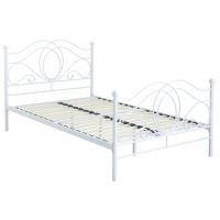 FURNITEX - LM3-FX Łóżko 120x200 | BIAŁE