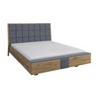 MEBIN - ETNA Łóżko 140 | zagłówek wysoki