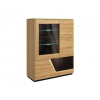 MEBIN - SMART Szafka z barkiem | lewa z oświetleniem