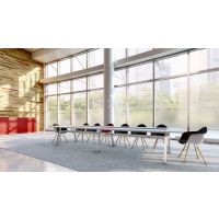 AMS Meble Biurowe - Stół Konferencyjny SKA3 Na Stelażu Metalowym | 260x120 cm