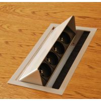 FORMAT - SKLEP - CONI SOCKET Mediaport C7M4GB4RJ1VG | 4 x 230 V | 4 x RJ45 kat. 5 e | 1 x VGA | 4 Modułów