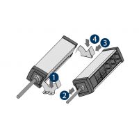 FORMAT - SKLEP - DESK SOCKET Mediaport D7M4GB2RJ1HD | 4 x 230 V | 2 x RJ45 kat 5e | 1 x HDMI | 6 Modułów