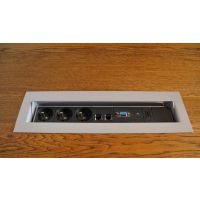 FORMAT - SKLEP - TOP SOCKET Mediaport T5M3GB2RJ1HD | 3 x 230 V | 2 x RJ45 kat 5e | 1 x HDMI | 3 Moduły
